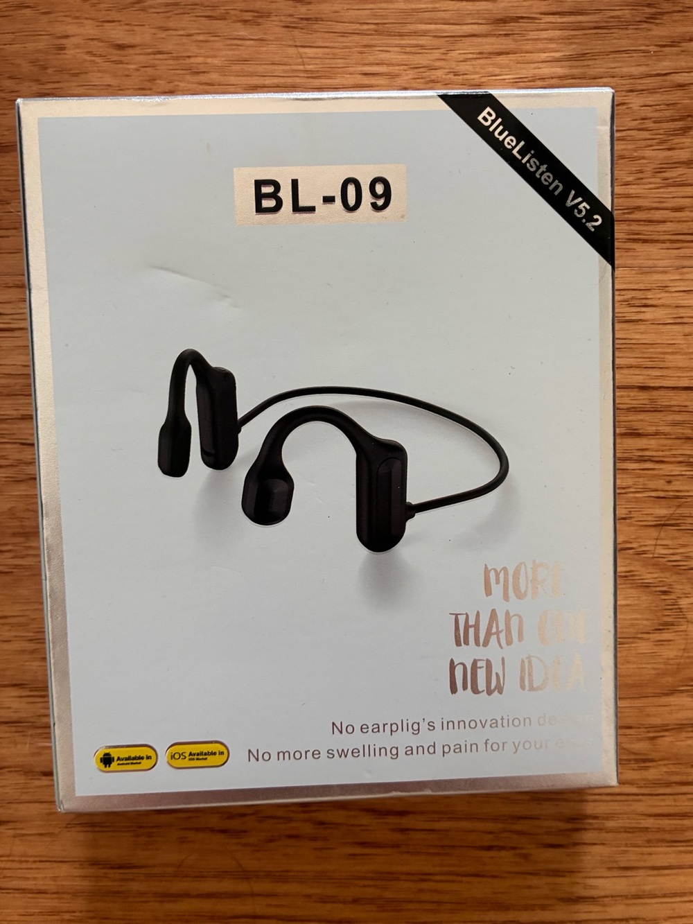 Bone Conduction Headphones — Black
